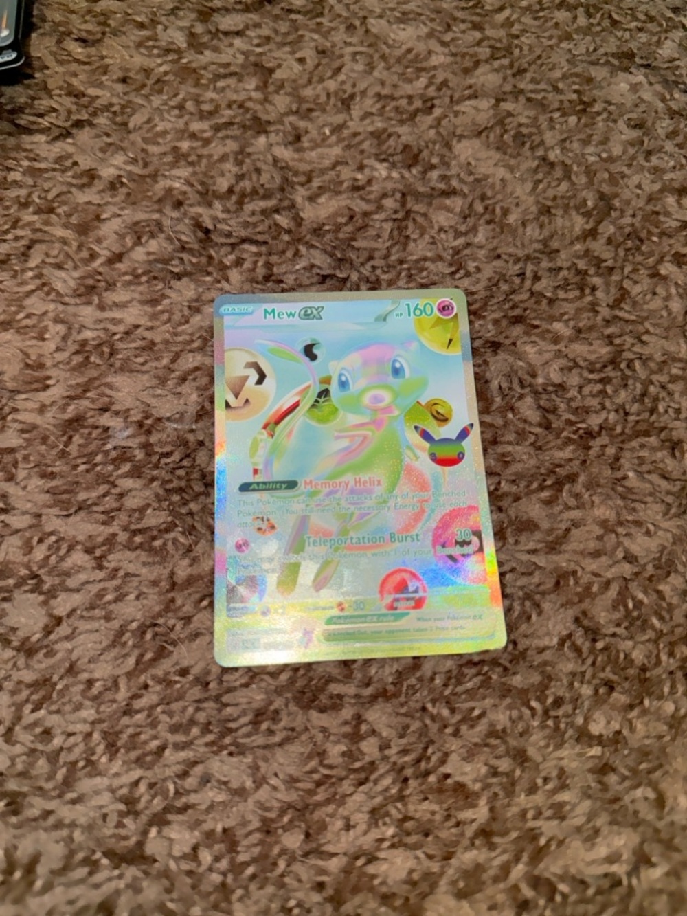 Mew EX 158/128 Pokemon 30th Celebration
